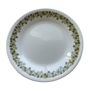 Corelle Saucer Plate Green Flowers Spring Blossom Crazy Daisy